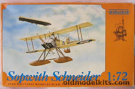 Eduard 1/72 Sopwith Schneider, 07201 plastic model kit